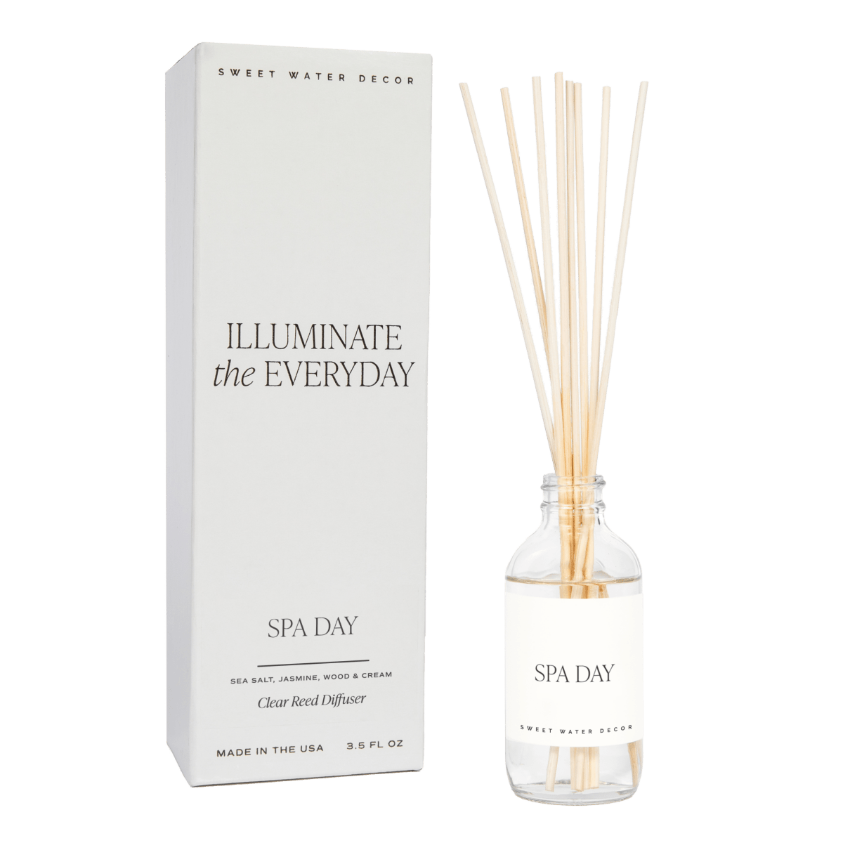 Sweet Water Decor Spa Day Clear Reed Diffuser - lily & onyx