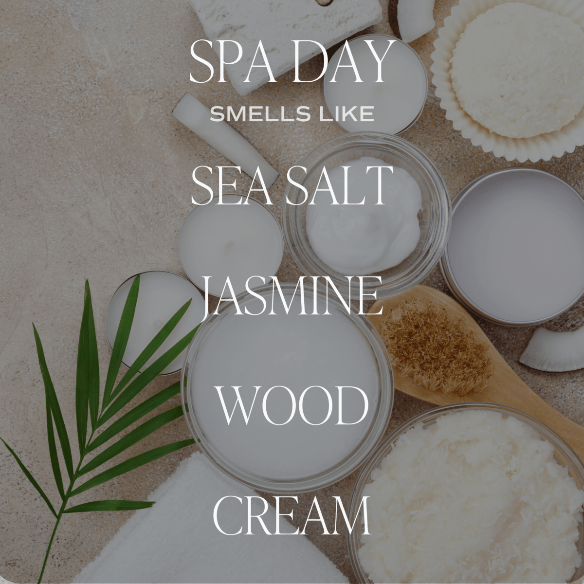 Sweet Water Decor Spa Day Soy Candle - Tan Matte Jar - 15 oz - lily & onyx