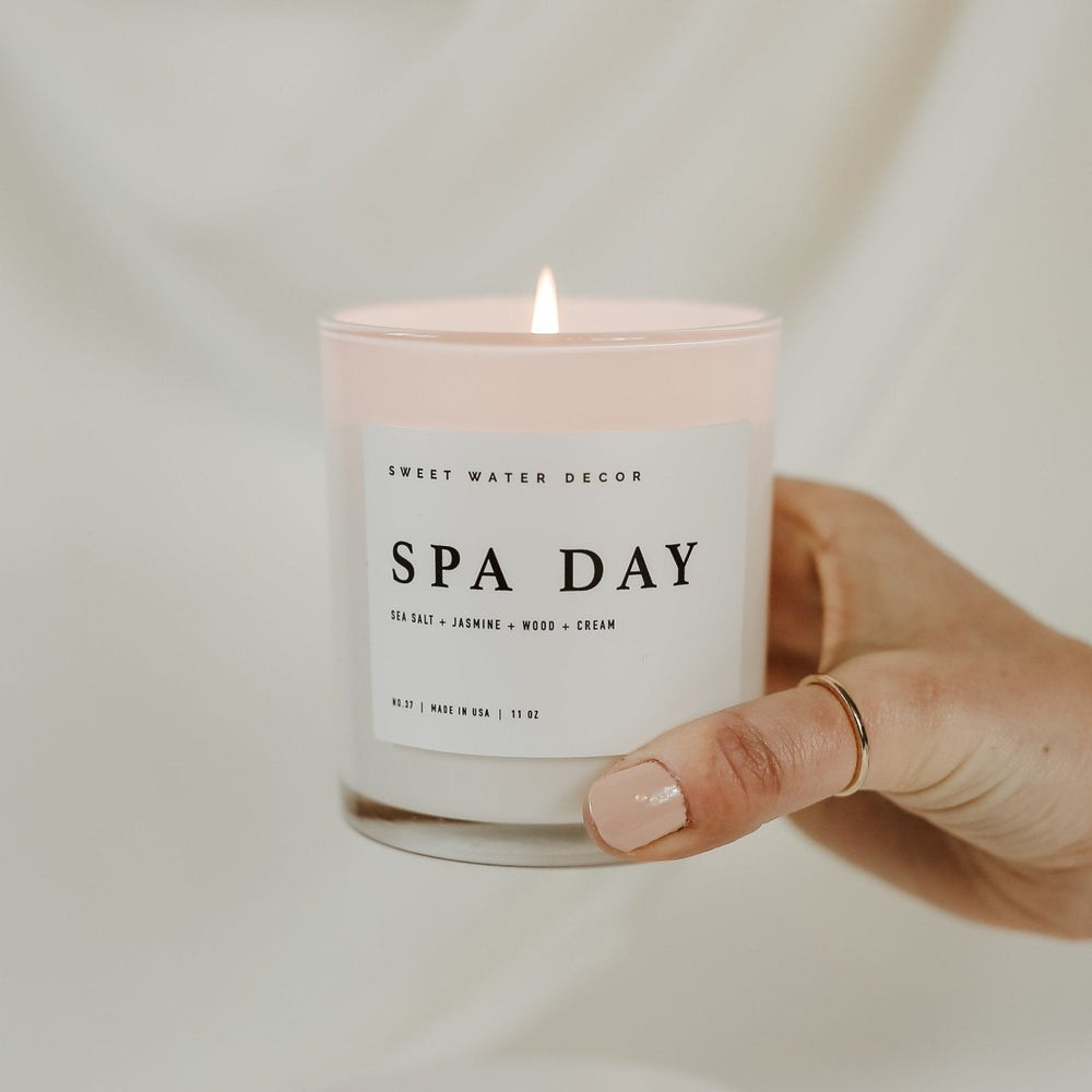 
                      
                        Sweet Water Decor Spa Day Soy Candle - White Jar - 11 oz - lily & onyx
                      
                    
