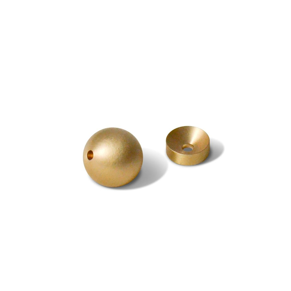 CEDAR AND MYRRH Sphere Brass Incense Holder - lily & onyx