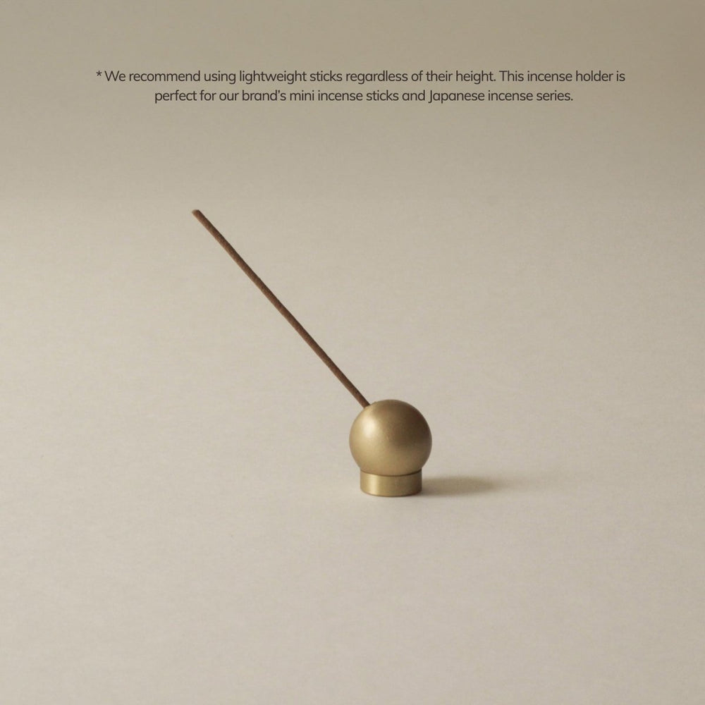 
                      
                        CEDAR AND MYRRH Sphere Brass Incense Holder - lily & onyx
                      
                    