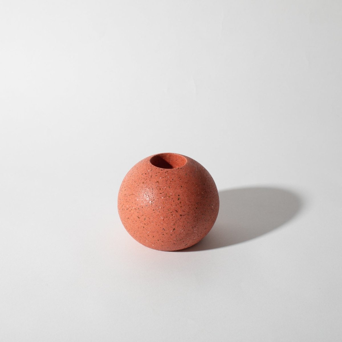 Pretti.Cool Sphere Candlestick Holder | Coral Terrazzo - lily & onyx