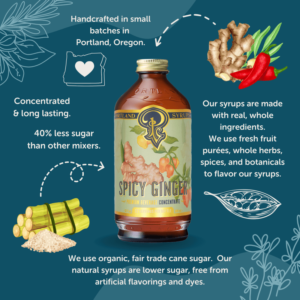 
                      
                        Portland Syrups Spicy Ginger Syrup - lily & onyx
                      
                    