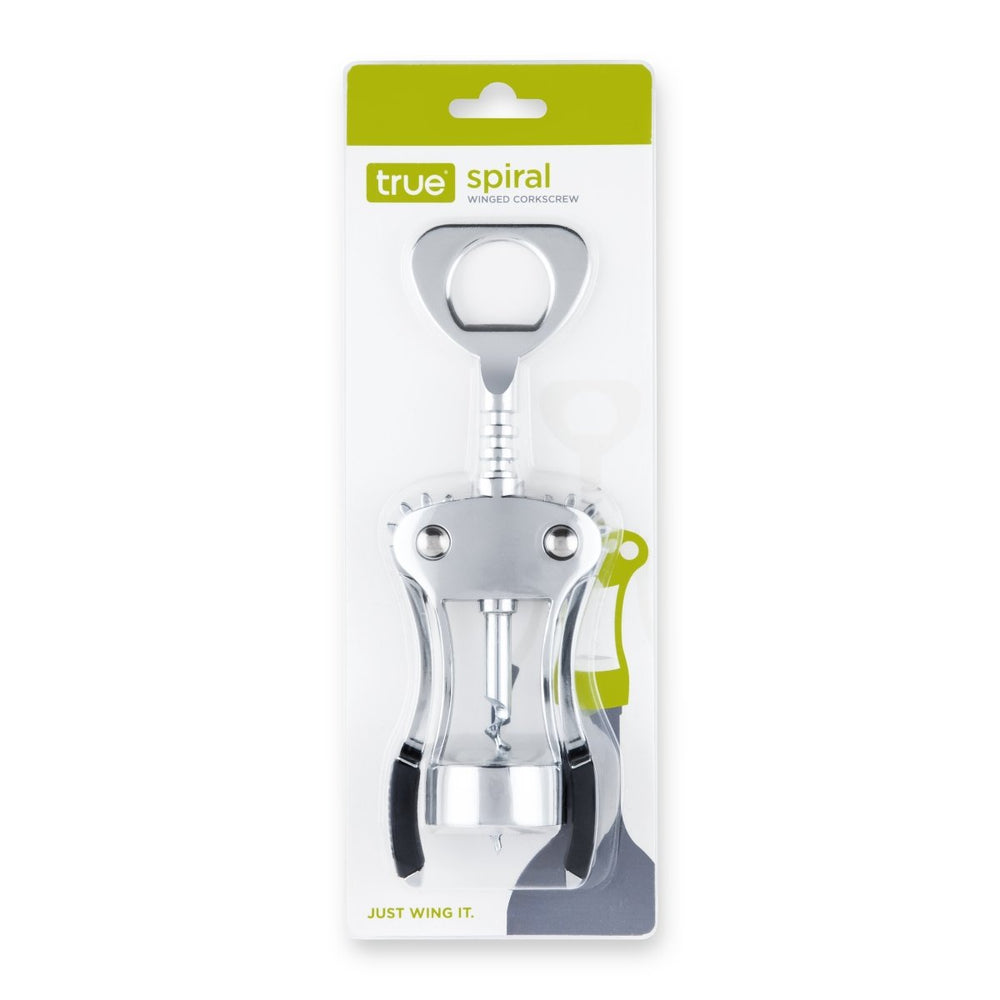 
                      
                        True Spiral Stainless Steel Winged Corkscrew - lily & onyx
                      
                    