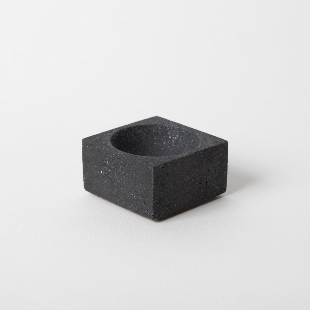 Pretti.Cool Square Incense Holder | Black Terrazzo - lily & onyx