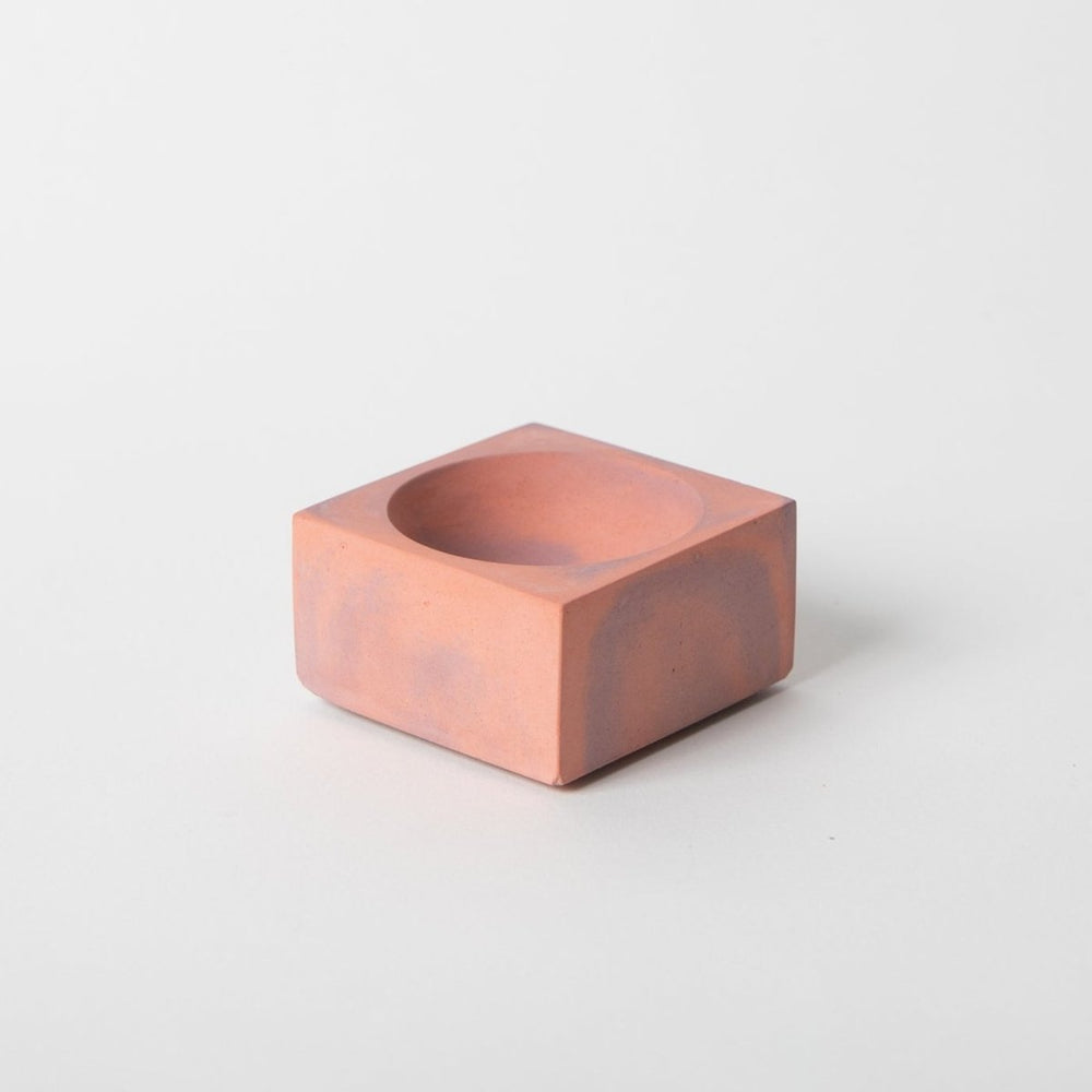 Pretti.Cool Square Incense Holder | Coral & Mauve - lily & onyx