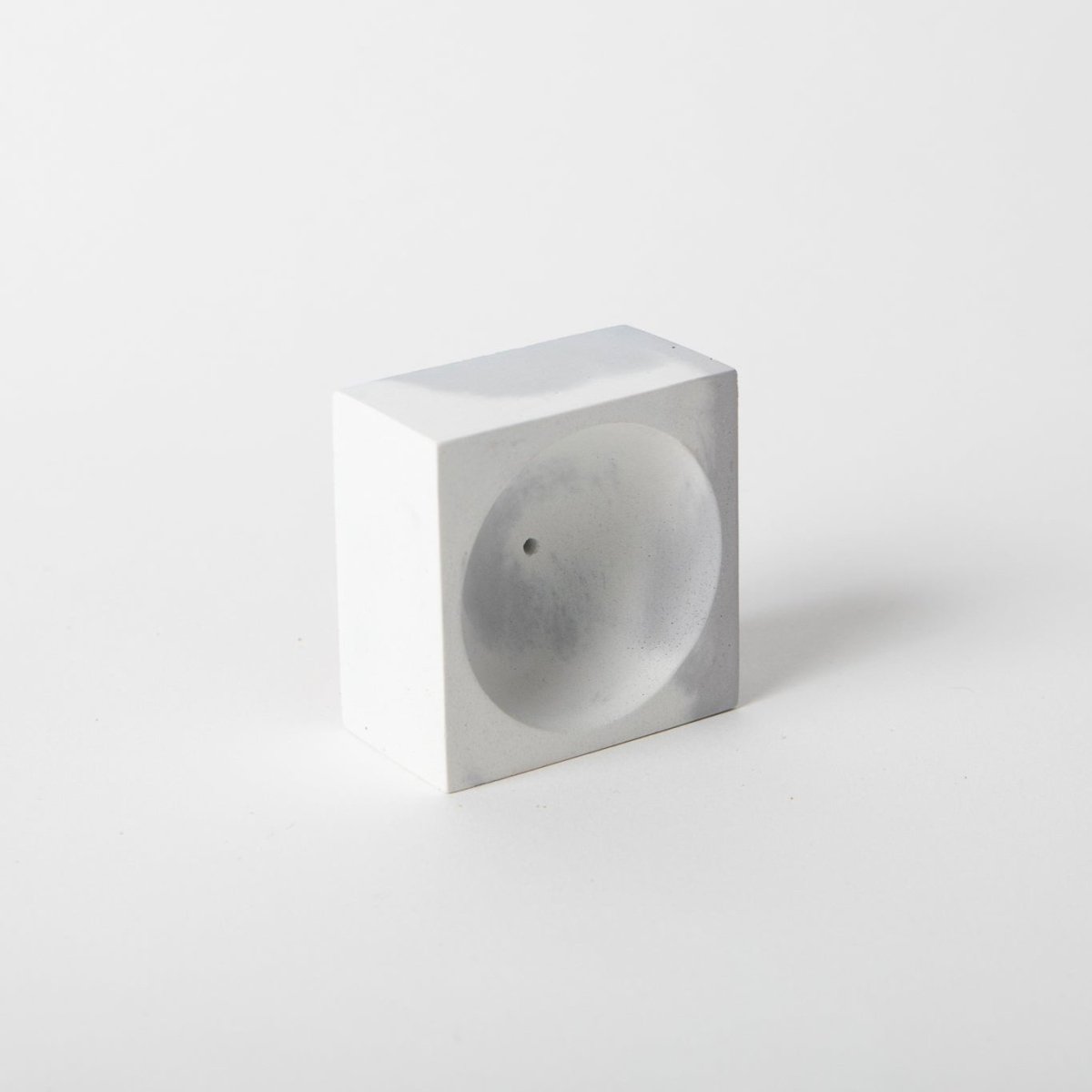 Pretti.Cool Square Incense Holder | Grey & White - lily & onyx