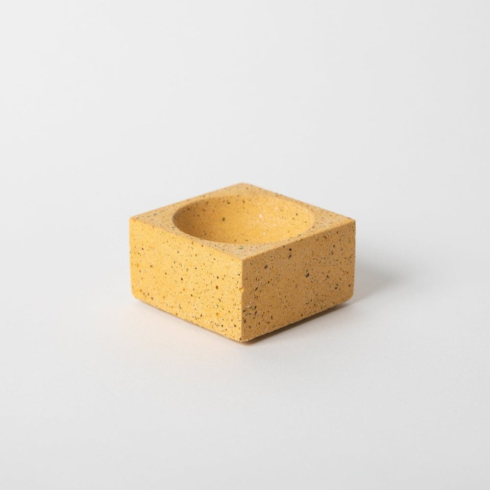 Pretti.Cool Square Incense Holder | Marigold Terrazzo - lily & onyx