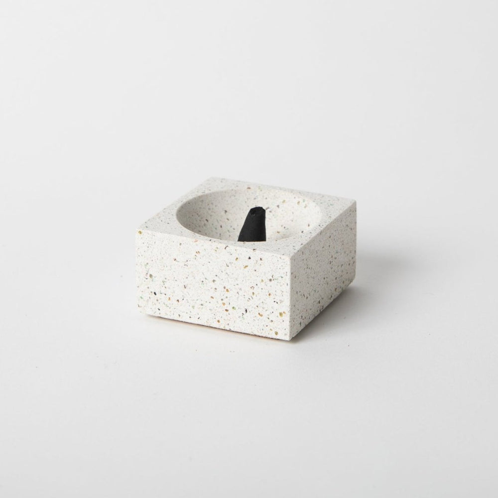 
                      
                        Pretti.Cool Square Incense Holder | White Terrazzo - lily & onyx
                      
                    