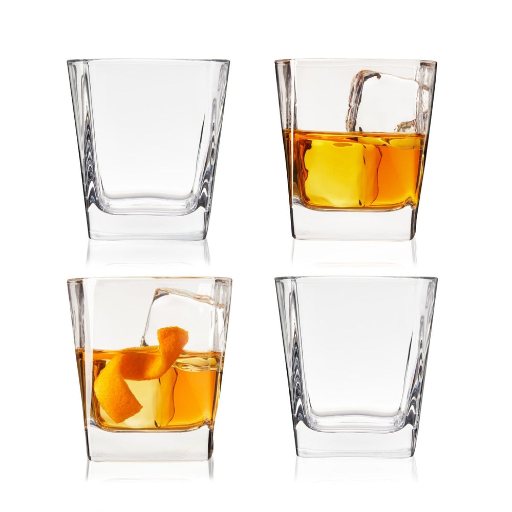 
                      
                        True Square Rocks Cocktail Glasses, Set of 4 - lily & onyx
                      
                    