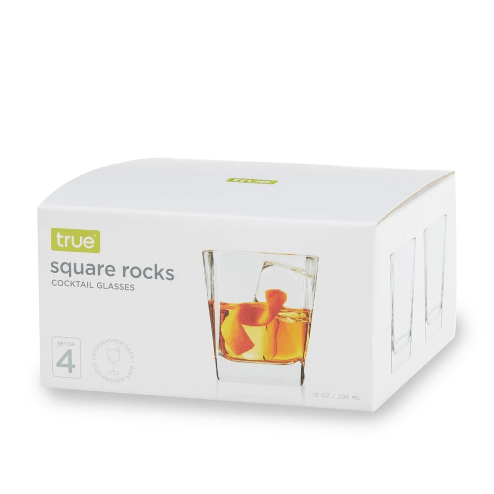 
                      
                        True Square Rocks Cocktail Glasses, Set of 4 - lily & onyx
                      
                    
