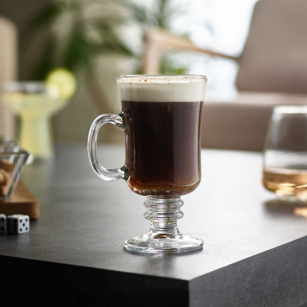Irish Coffee Mug Glasses, 8.5 oz - Set of 4