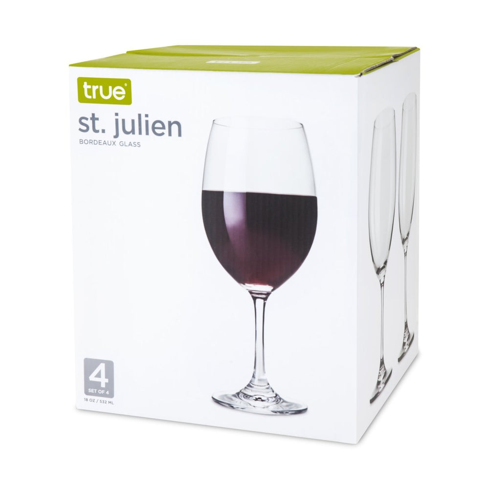 
                      
                        True St. Julien 18 oz Bordeaux Wine Glass, Set of 4 - lily & onyx
                      
                    