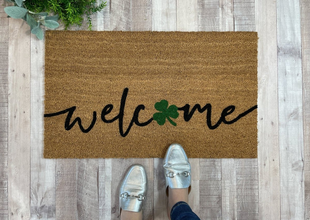 Nickel Designs Custom Doormats St. Patrick's Day Welcome Mat - lily & onyx