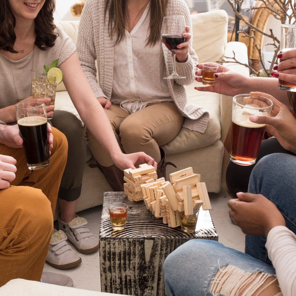 
                      
                        True Stack Stacking Blocks Drinking Game with Shot Glasses - lily & onyx
                      
                    