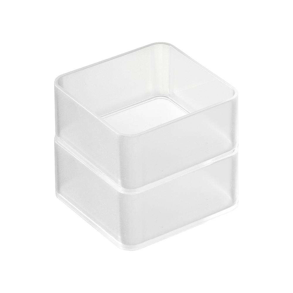Yamazaki Home Stackable Clear Organizers, Set of 2 - lily & onyx