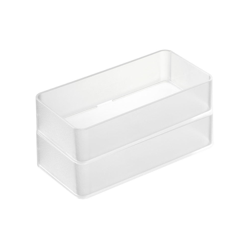 
                      
                        Yamazaki Home Stackable Clear Organizers, Set of 2 - lily & onyx
                      
                    