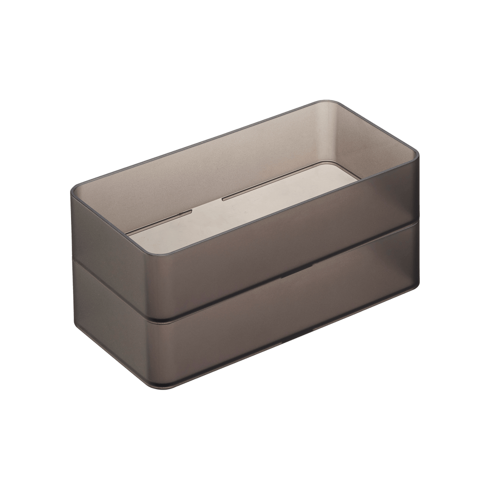 
                      
                        Yamazaki Home Stackable Clear Organizers, Set of 2 - lily & onyx
                      
                    