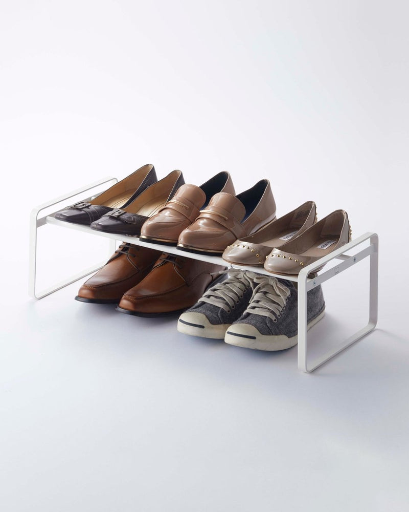 Yamazaki Home Stackable Shoe Rack, 7" H - lily & onyx