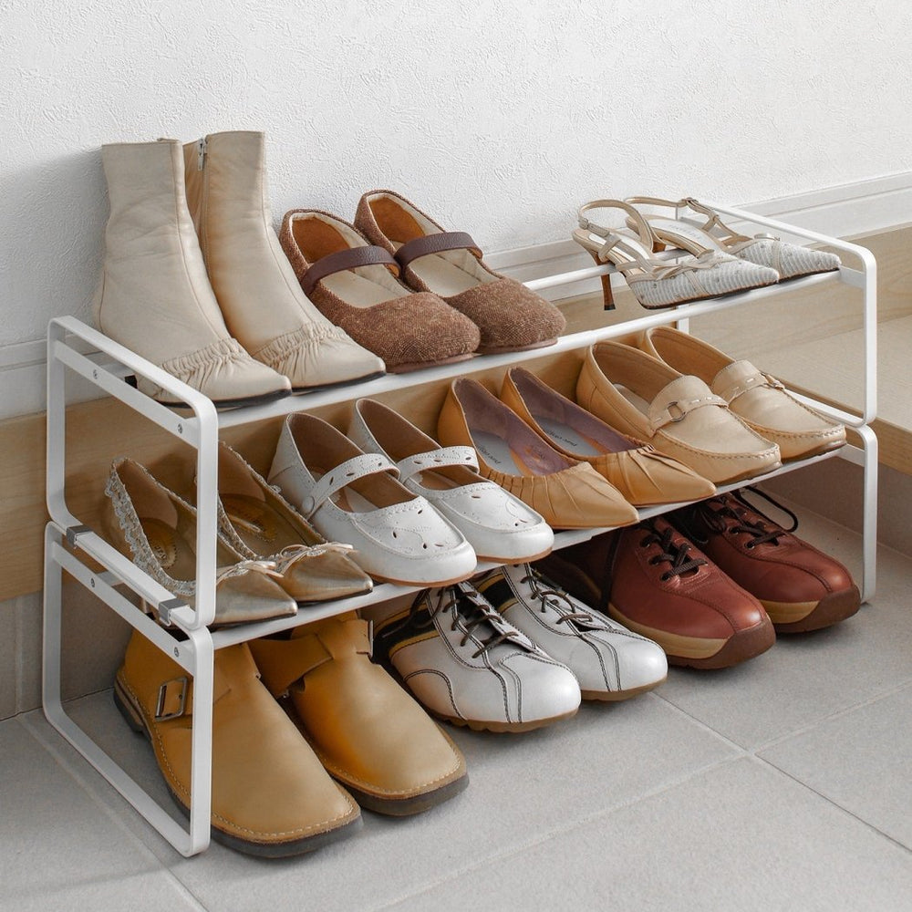 
                      
                        Yamazaki Home Stackable Shoe Rack, 7" H - lily & onyx
                      
                    