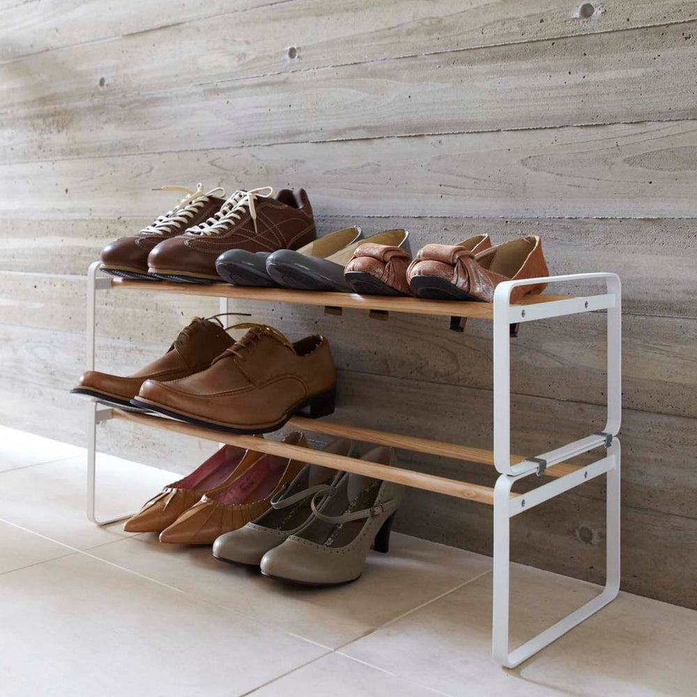 
                      
                        Yamazaki Home Stackable Shoe Rack, 7" H - lily & onyx
                      
                    