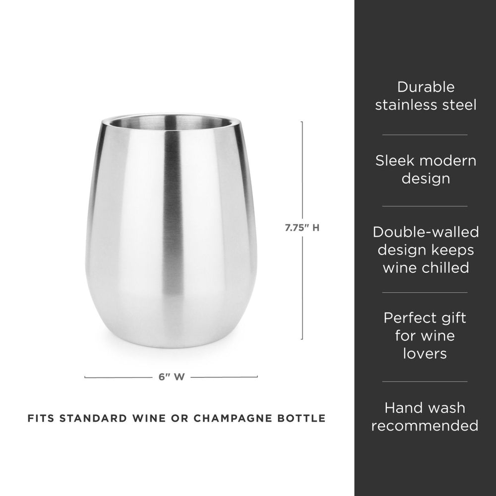 
                      
                        Viski Stainless Steel Wine Bottle Chiller
                      
                    