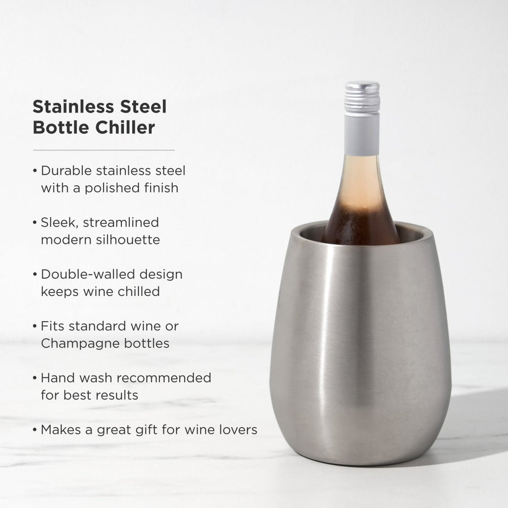 
                      
                        Viski Stainless Steel Wine Bottle Chiller
                      
                    