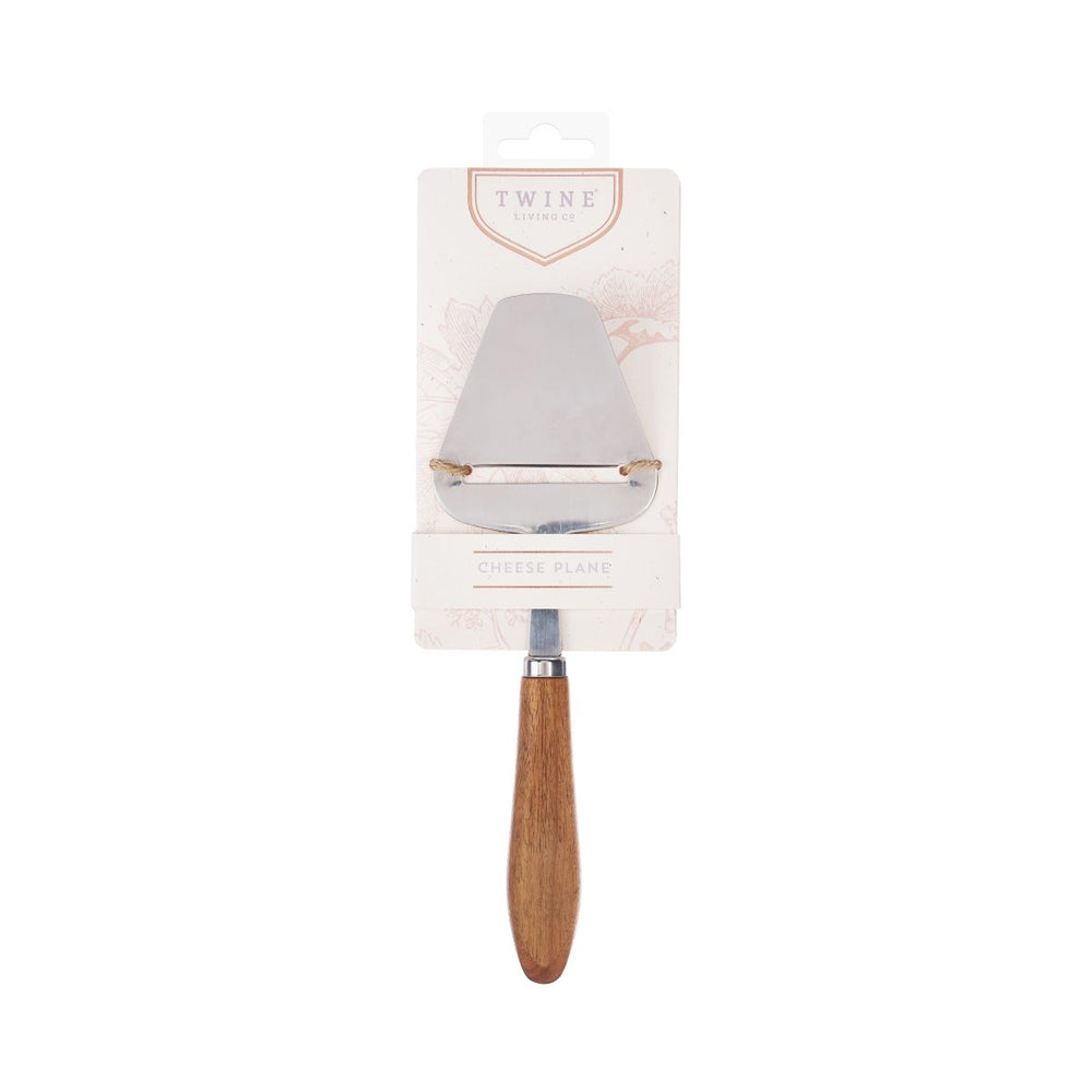 
                      
                        Twine Living Stainless Steel Cheese Plane with Acacia Wood Handle - lily & onyx
                      
                    
