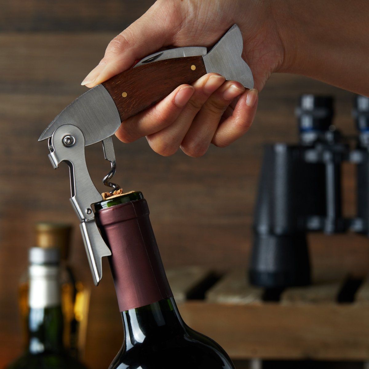 Foster & Rye Stainless Steel Fish Corkscrew