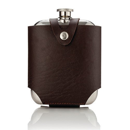 Viski Stainless Steel Flask and Traveling Case - lily & onyx