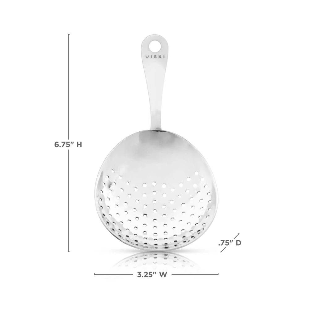 
                      
                        Viski Stainless Steel Julep Strainer - lily & onyx
                      
                    