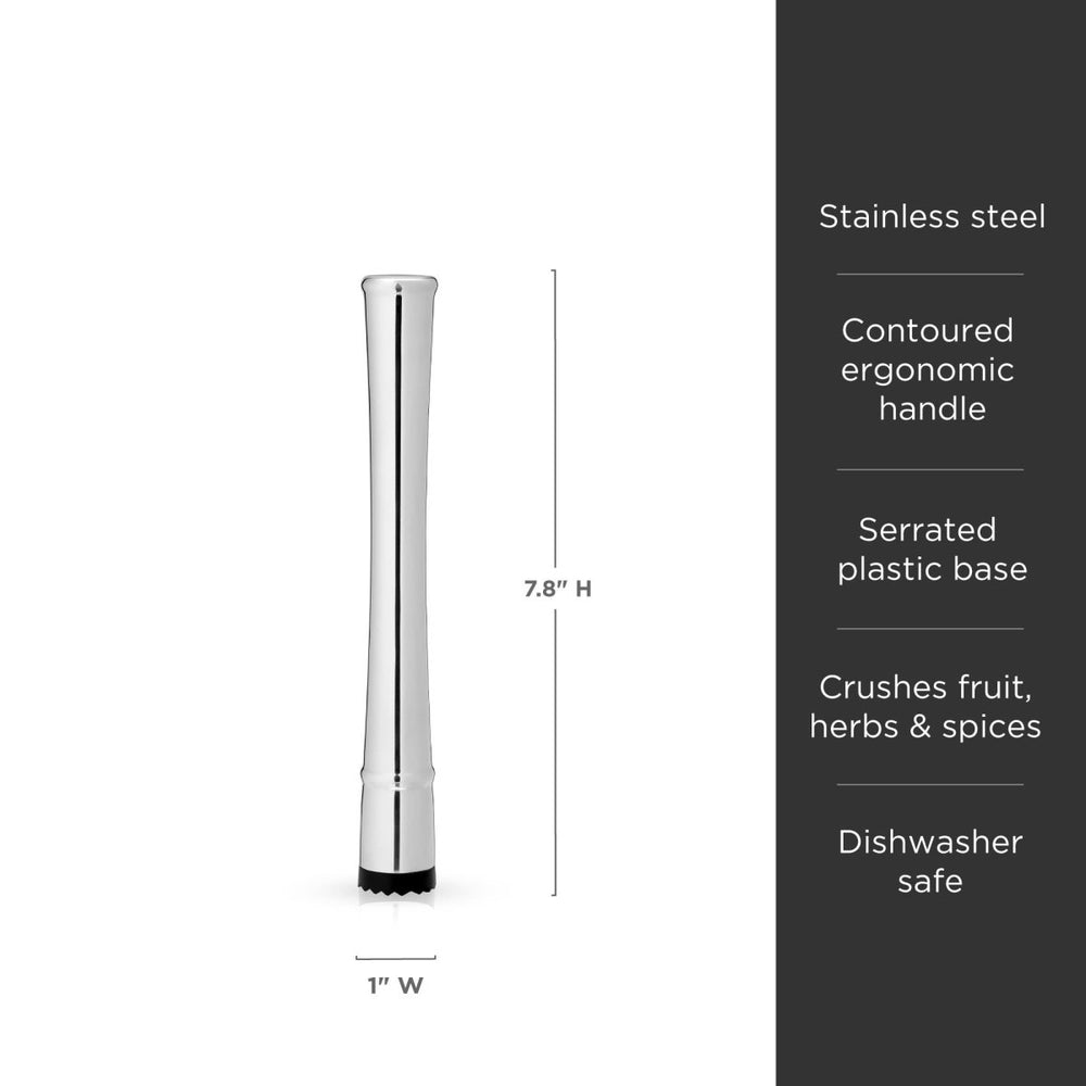 
                      
                        Viski Stainless Steel Muddler - lily & onyx
                      
                    
