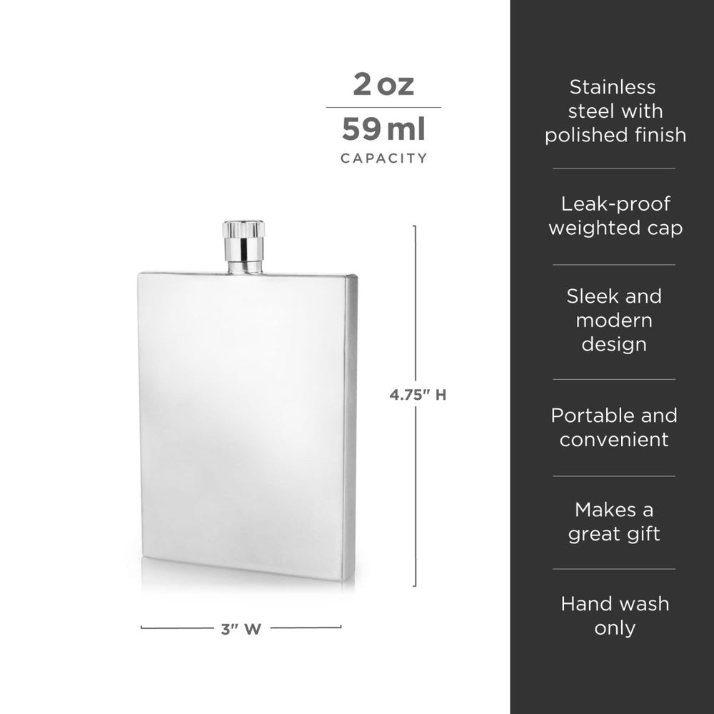 
                      
                        Viski Stainless Steel Slim Flask - lily & onyx
                      
                    