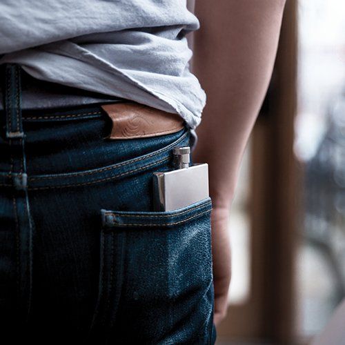 
                      
                        Stainless Steel Slim Flask
                      
                    