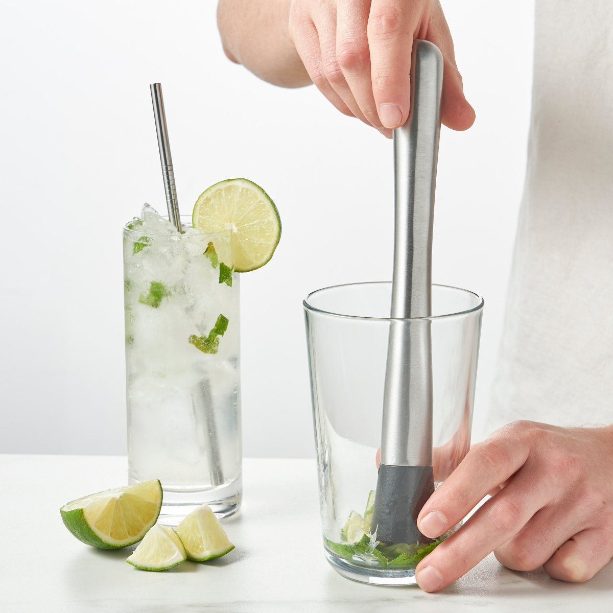 True Stainless Steel Smash Muddler - lily & onyx