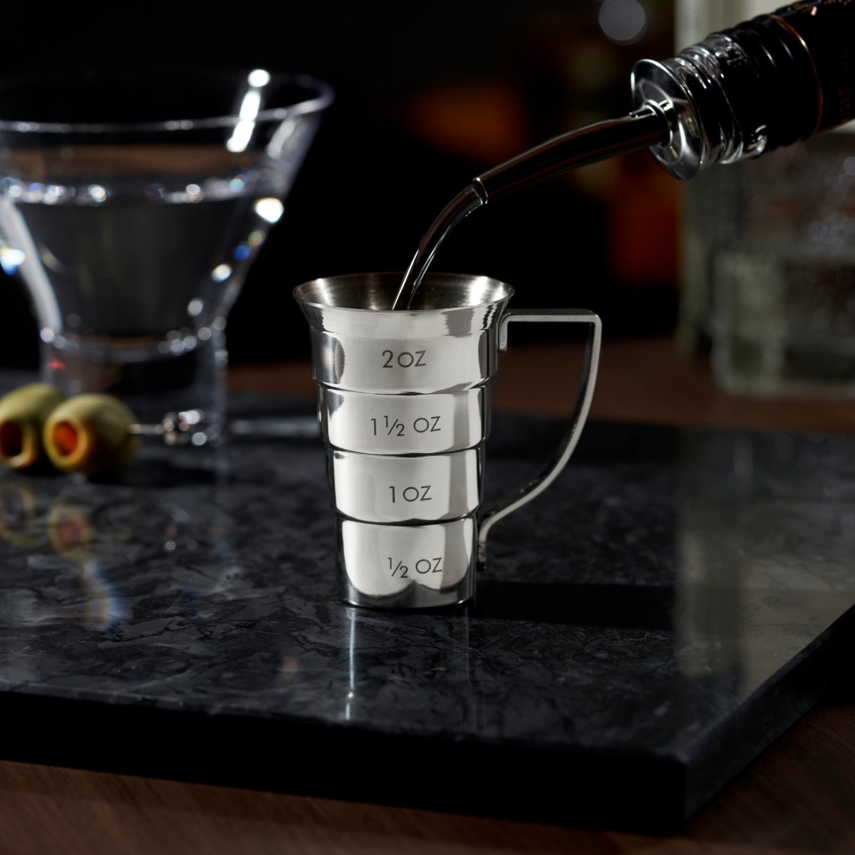 Viski Stainless Steel Stepped Jigger - lily & onyx