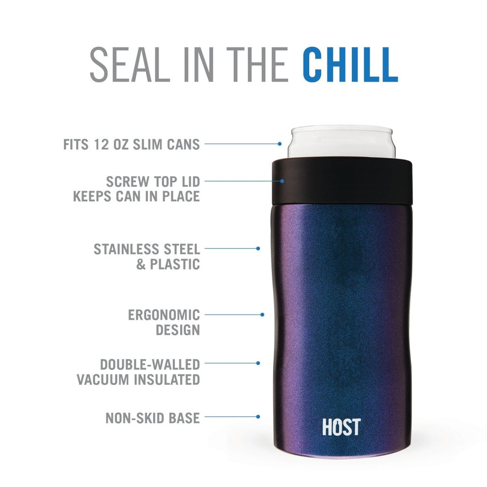 
                      
                        Host Stay - Chill Slim Can Cooler, Galaxy Black - lily & onyx
                      
                    