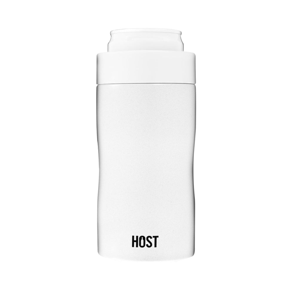 Host Stay - Chill Slim Can Cooler, Pearl White - lily & onyx