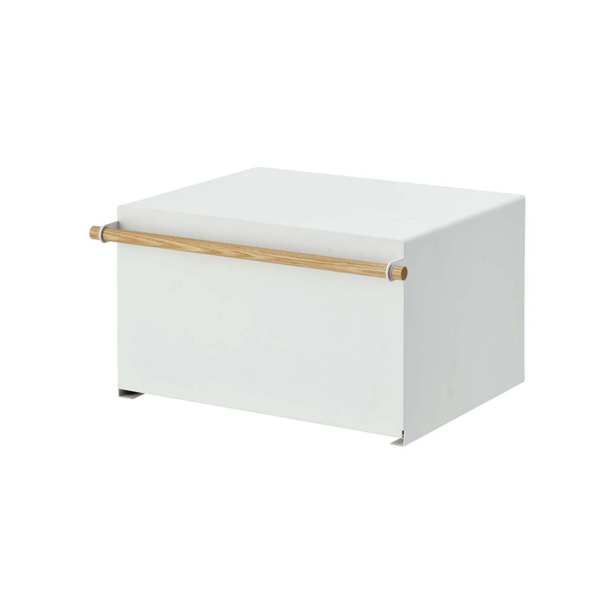 Yamazaki Home Steel Bread Box with Wood Handle - lily & onyx