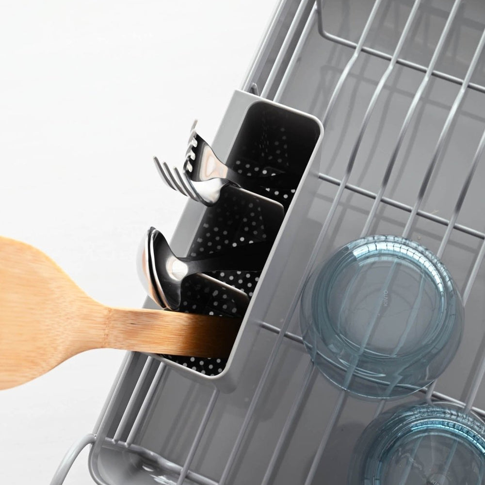 
                      
                        Yamazaki Home Steel Dish Rack with Wood Handles - lily & onyx
                      
                    