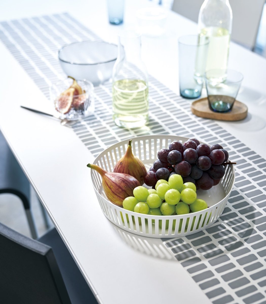 Yamazaki Home Steel Fruit Basket, Wide - lily & onyx