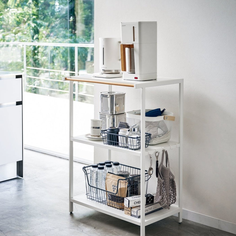Yamazaki Home Steel Storage Rack, 35" H - lily & onyx
