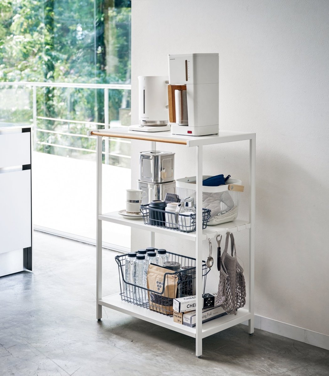 Yamazaki Home Steel Storage Rack, 35" H - lily & onyx
