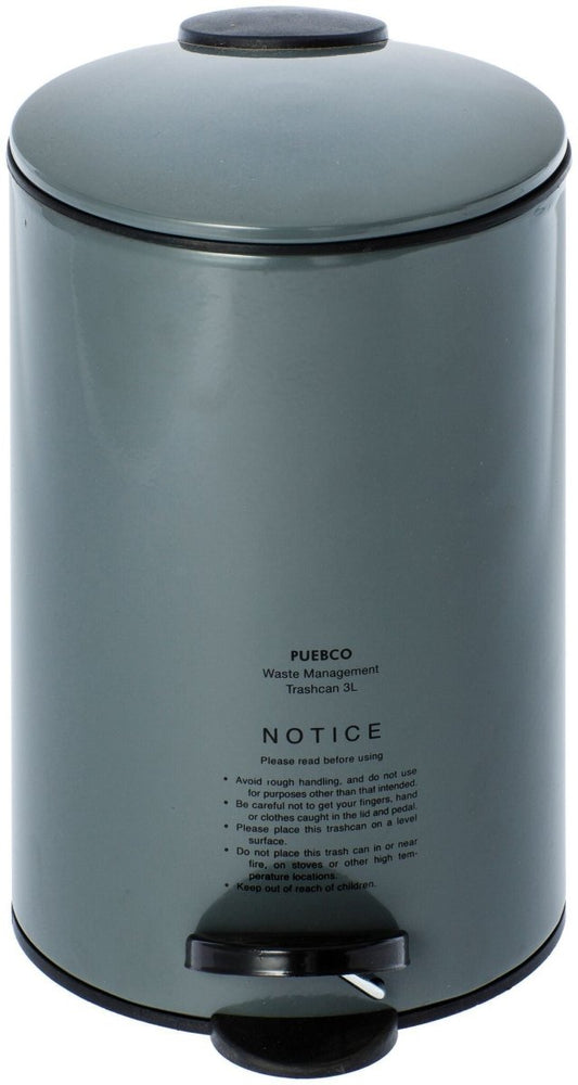 
                      
                        puebco Steel Trash Can, Gray - lily & onyx
                      
                    