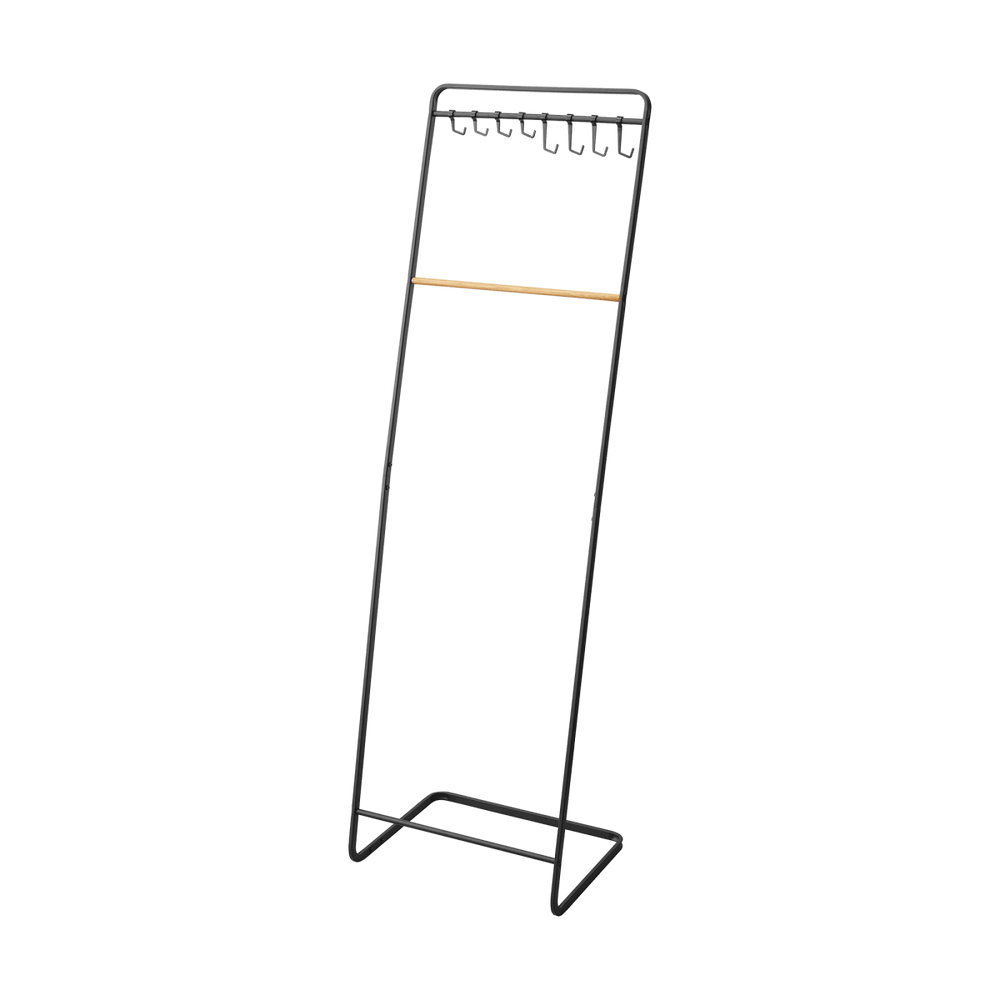 
                      
                        Yamazaki Home Steel & Wood Coat Rack with Hat Storage, 66" H - lily & onyx
                      
                    