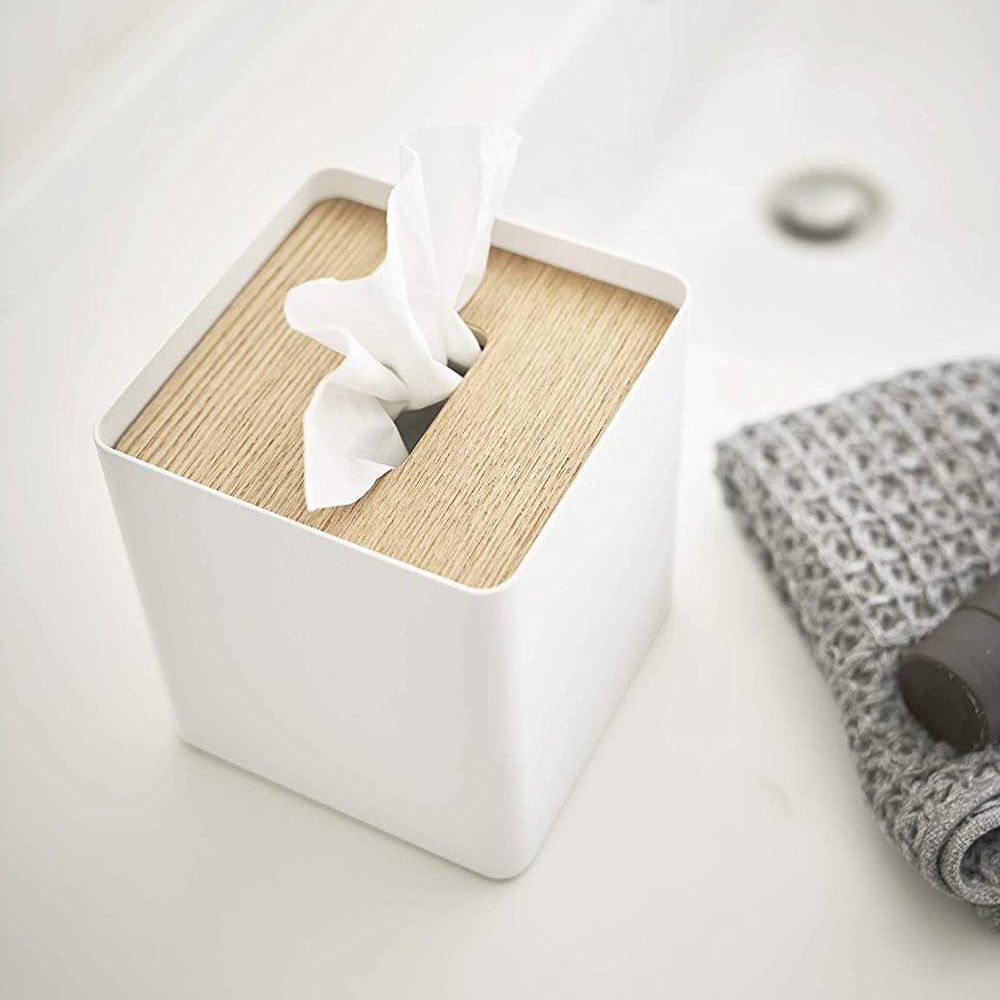 
                      
                        Yamazaki Home Steel & Wood Square Tissue Box Cover - lily & onyx
                      
                    