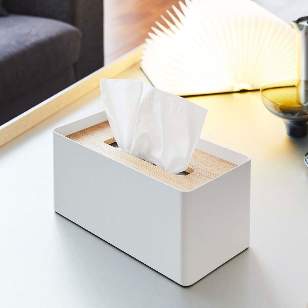 
                      
                        Yamazaki Home Steel & Wood Tissue Box Cover - Rectangle - lily & onyx
                      
                    