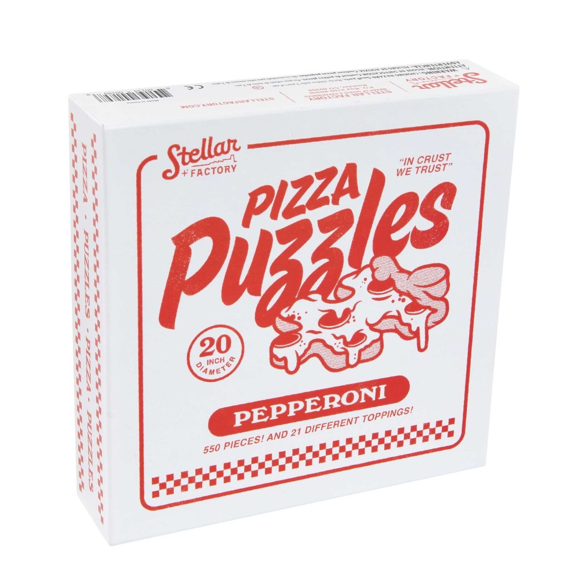 Stellar Factory Pizza Puzzles: Pepperoni - 550 Piece Circular Jigsaw Puzzle