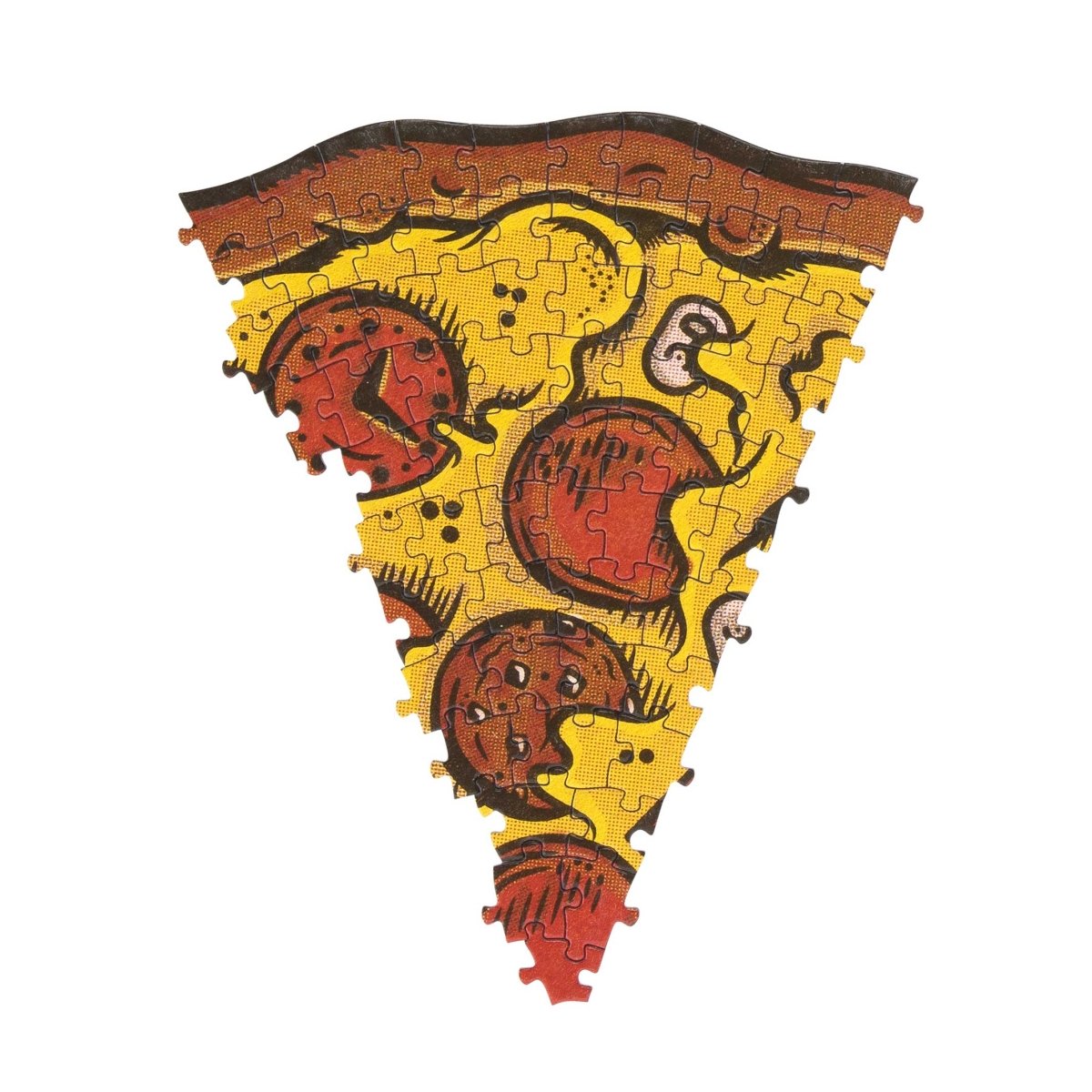 Stellar Factory Pizza Puzzles: Pepperoni - 550 Piece Circular Jigsaw Puzzle