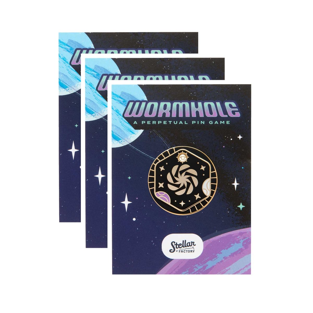 Stellar Factory Wormhole Card Game - Never - Ending Tag Party Game for Groups